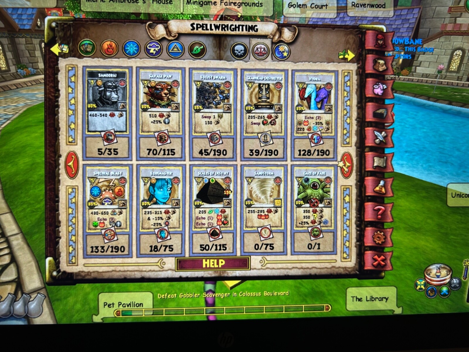 wizard101 account