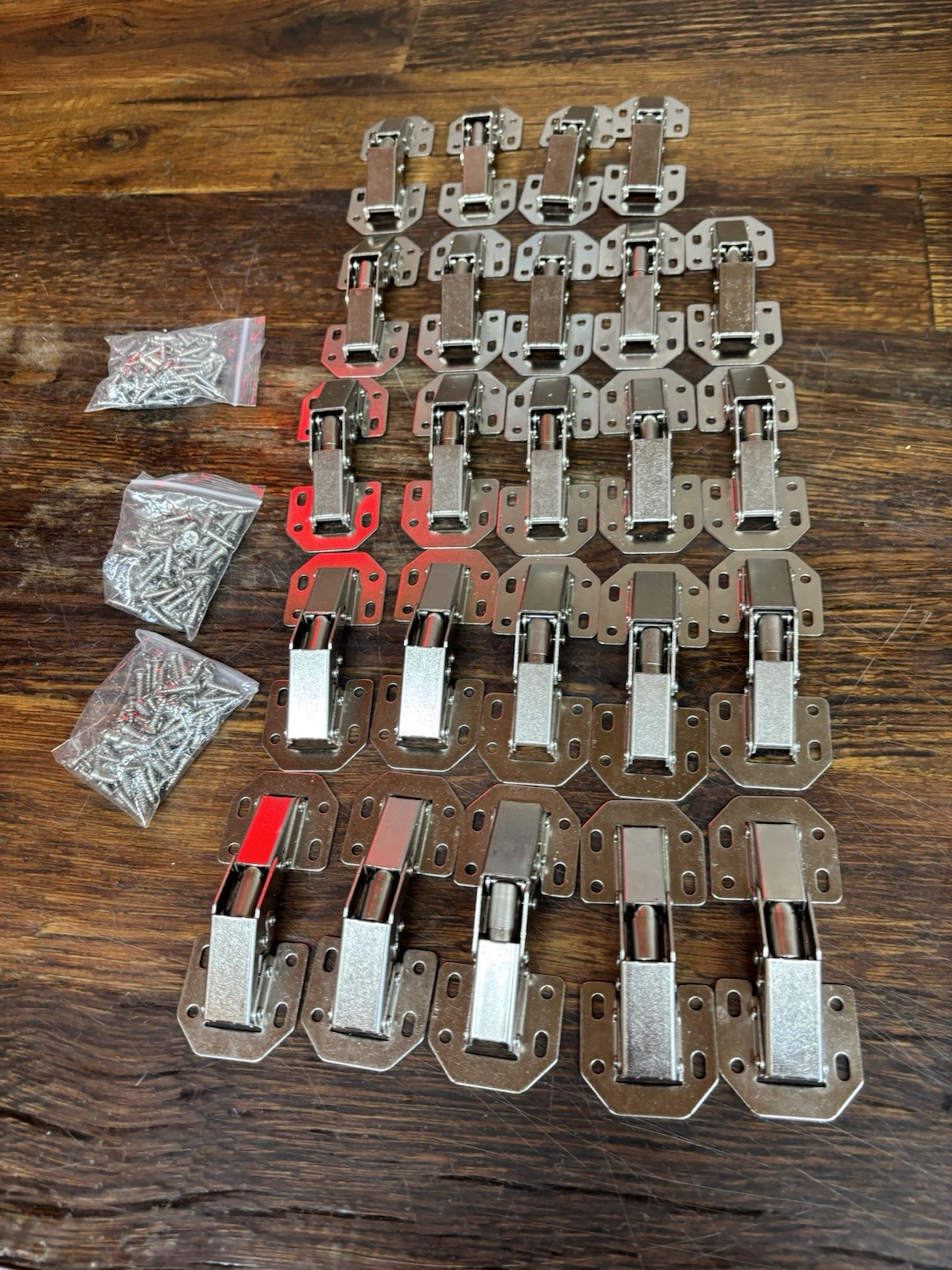 LOT OF  24 90 Degree Door Panels Hinges Durable Spring Angle Hinges