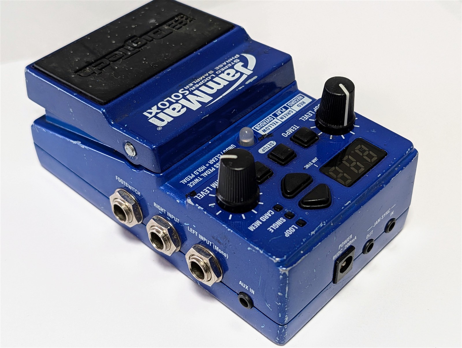 DigiTech JamMan Solo XT Stereo Looper Phrase Sampler Pedal - MicroSD Slot