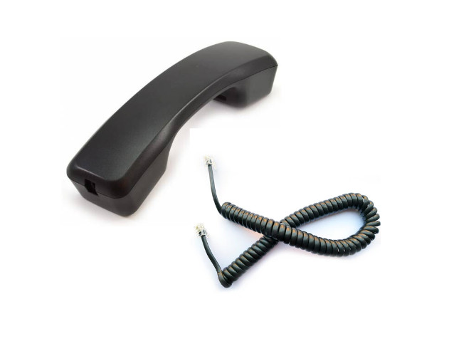 Panasonic VB-42213 Series Replacement Handset w/ Cord Bundle (Black) *NEW*