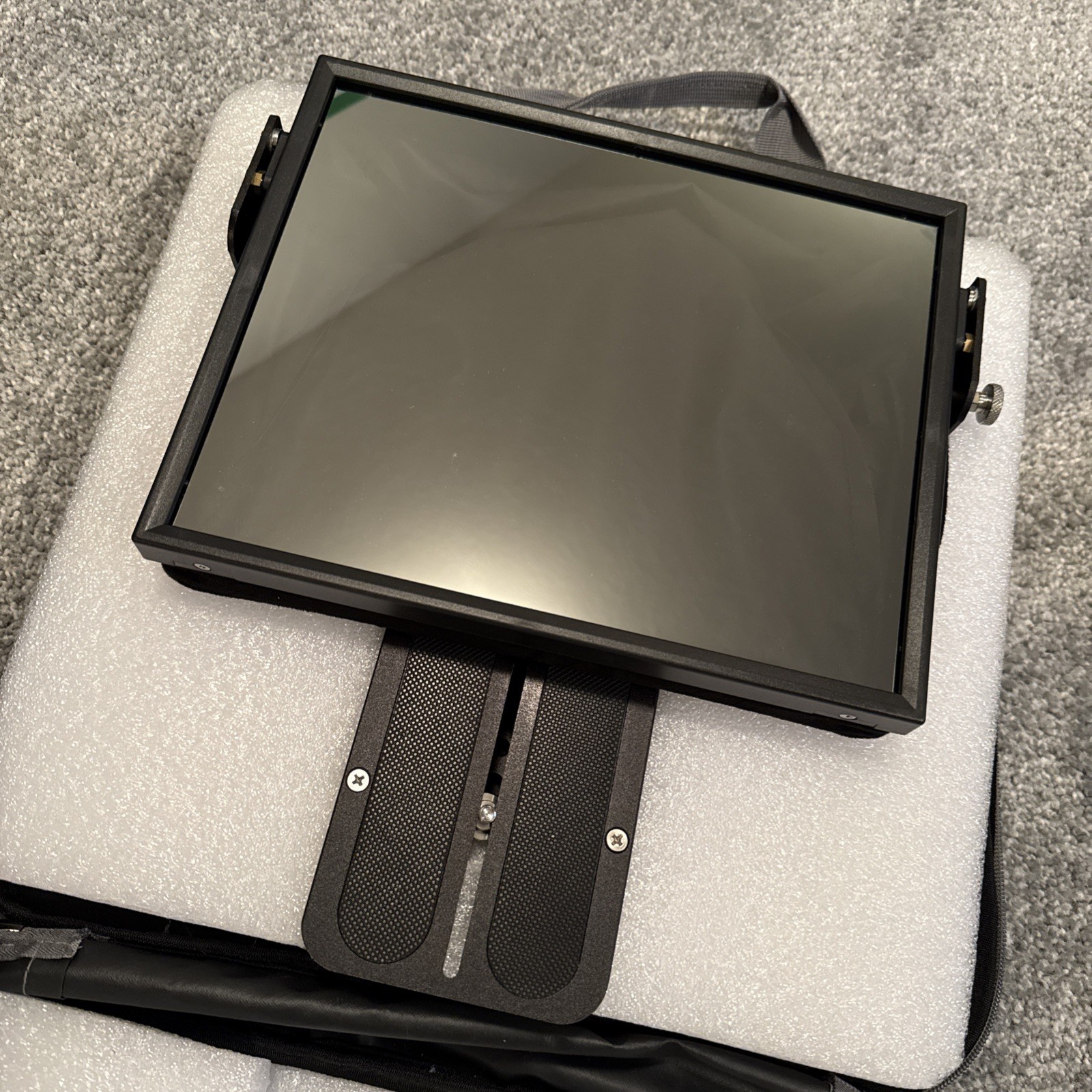 ANBUY Portable Teleprompter Model FEC-B88, 12”, Glass Split 70/30,Phone/Tablet!