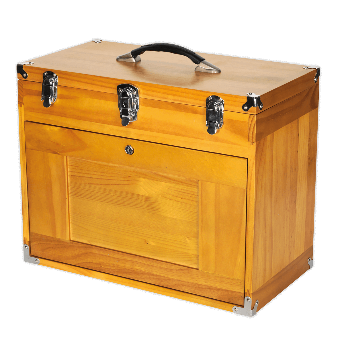 Sealey Machinists Wooden Tool Box 500mm