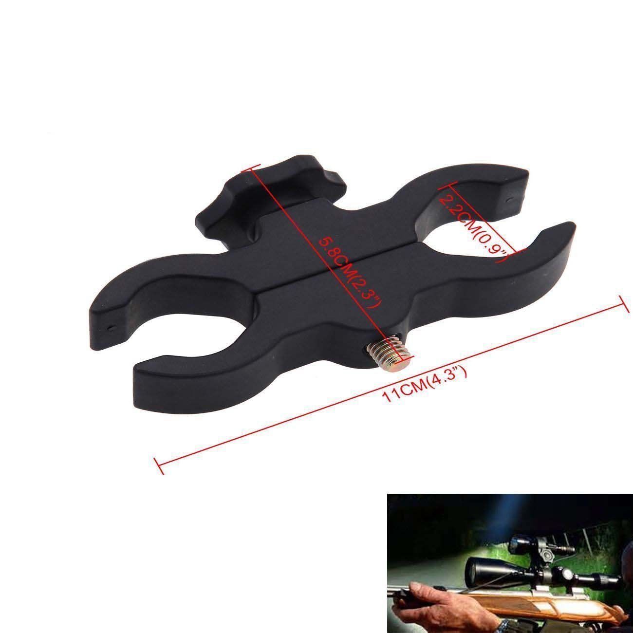 Adjustable Barrel Mount Scope Holder for IR Flashlight Torch/Telescope Sight