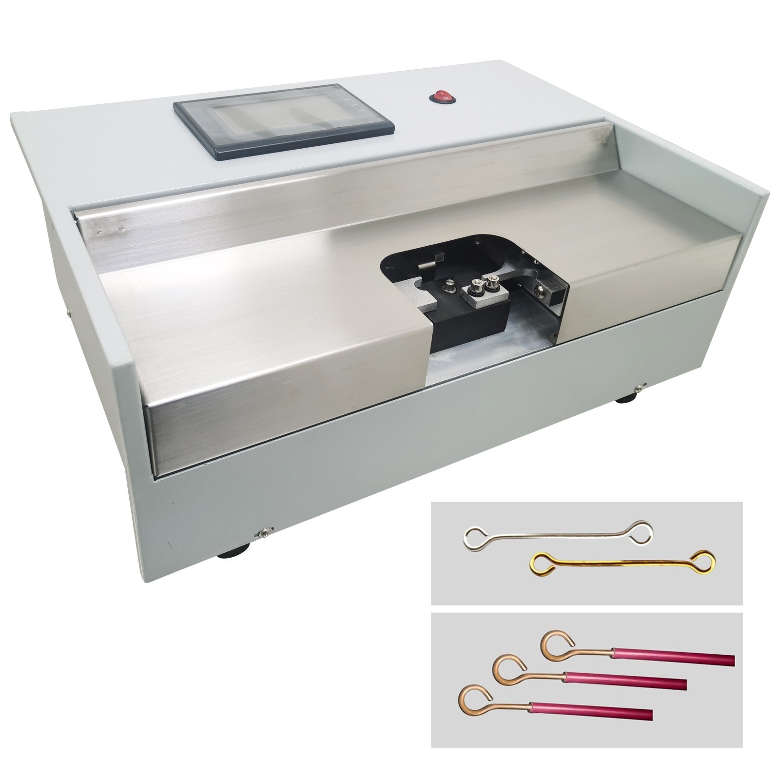 Automatic BV Wire Ringing Machine 110V Pneumatic Wire End Loop Forming Machine