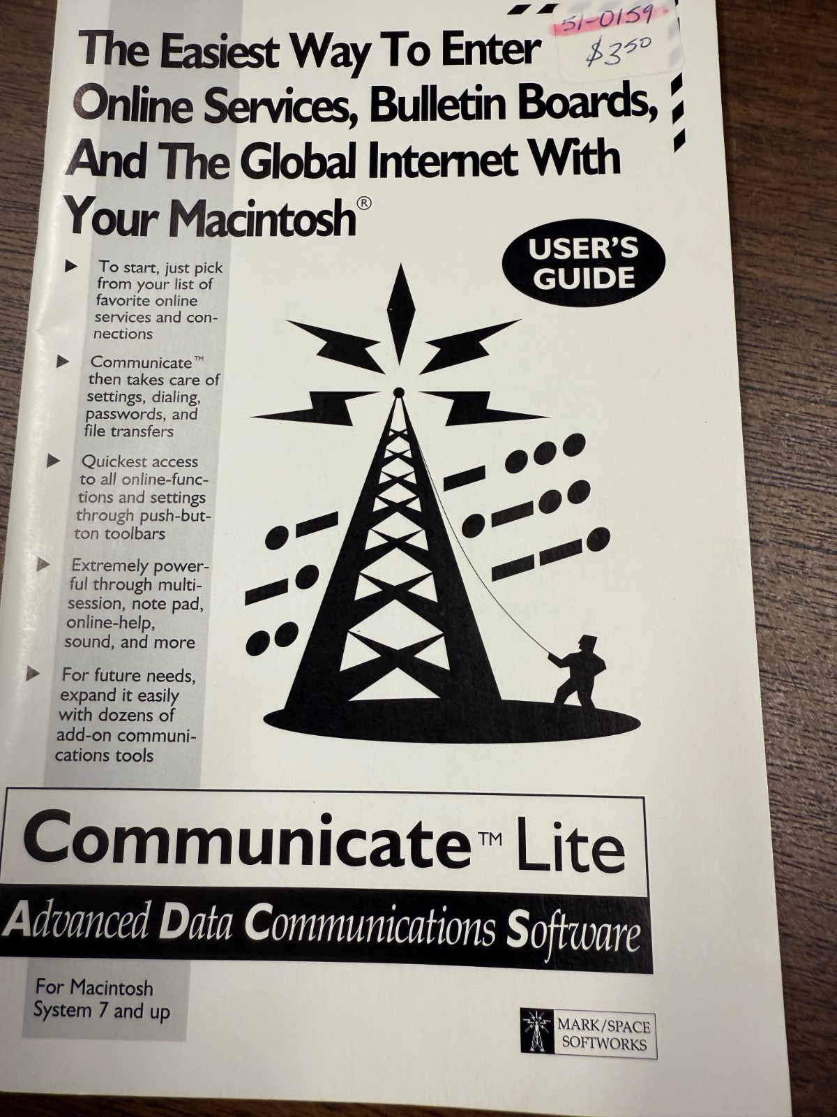 Vintage Macintosh software : QUICK LINK II / COMMUNICATE LITE 3-1/2 disks