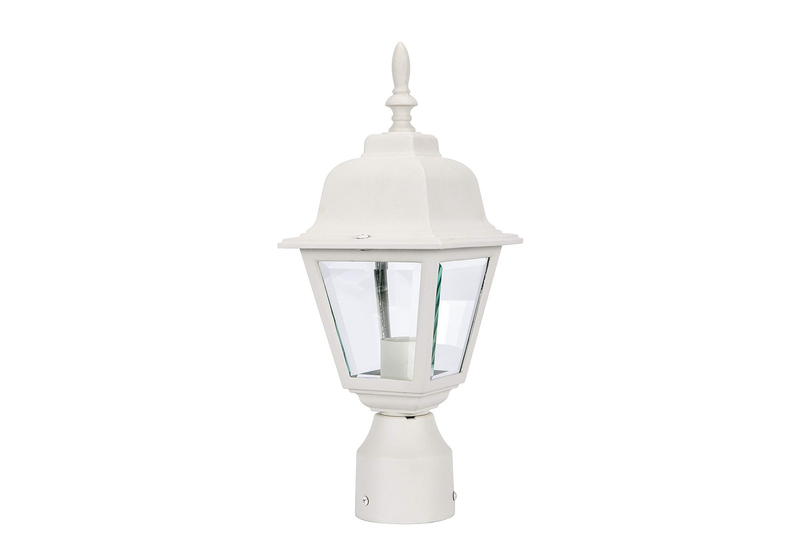 Outdoor Post Lighting Fixture Pole Lantern, E26 Medium Base Max 60W, Aluminum...