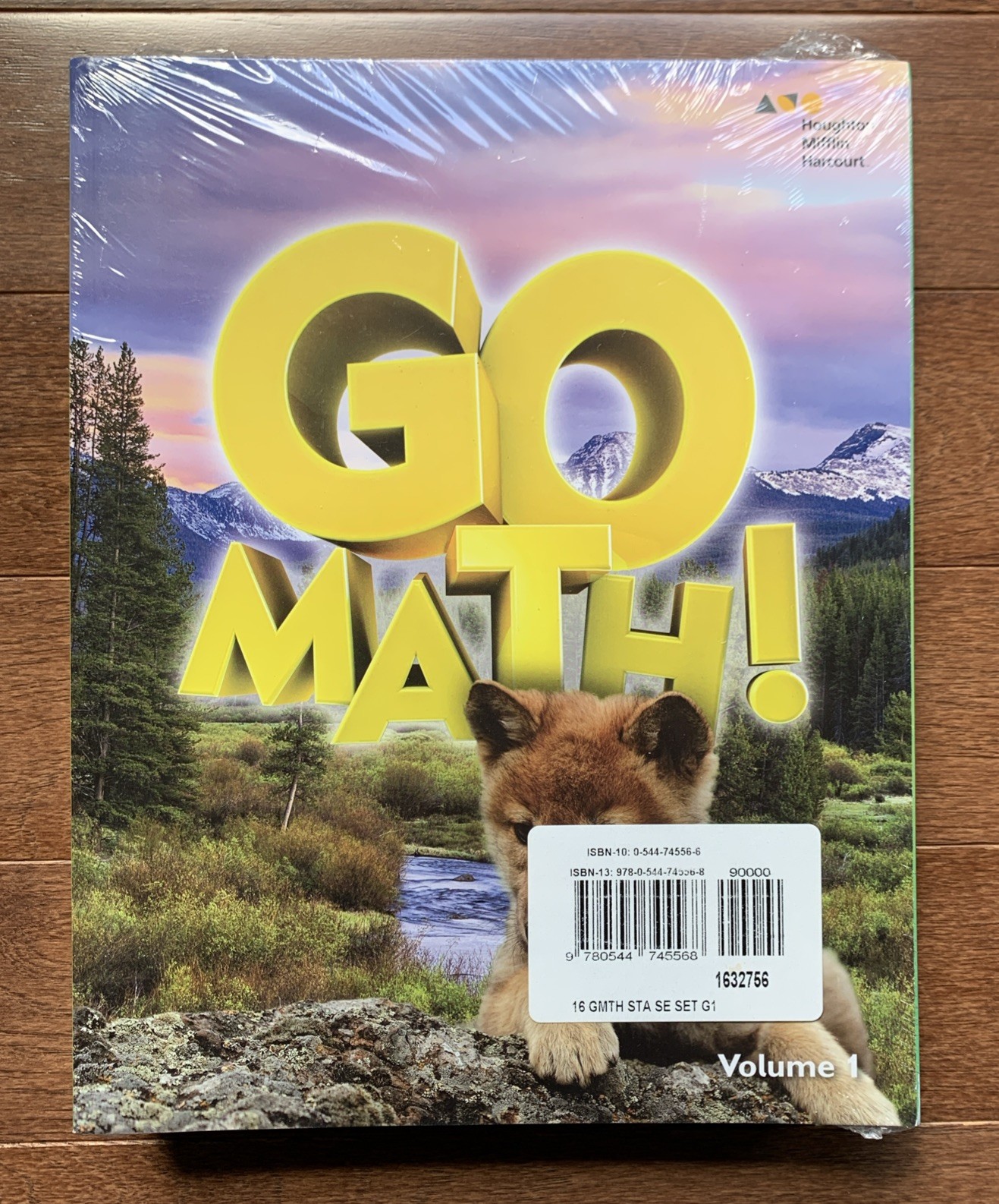 NEW Go Math! Student Edition Book Set Grade 1 Volumes 1 & 2 HMH shrink wrapped