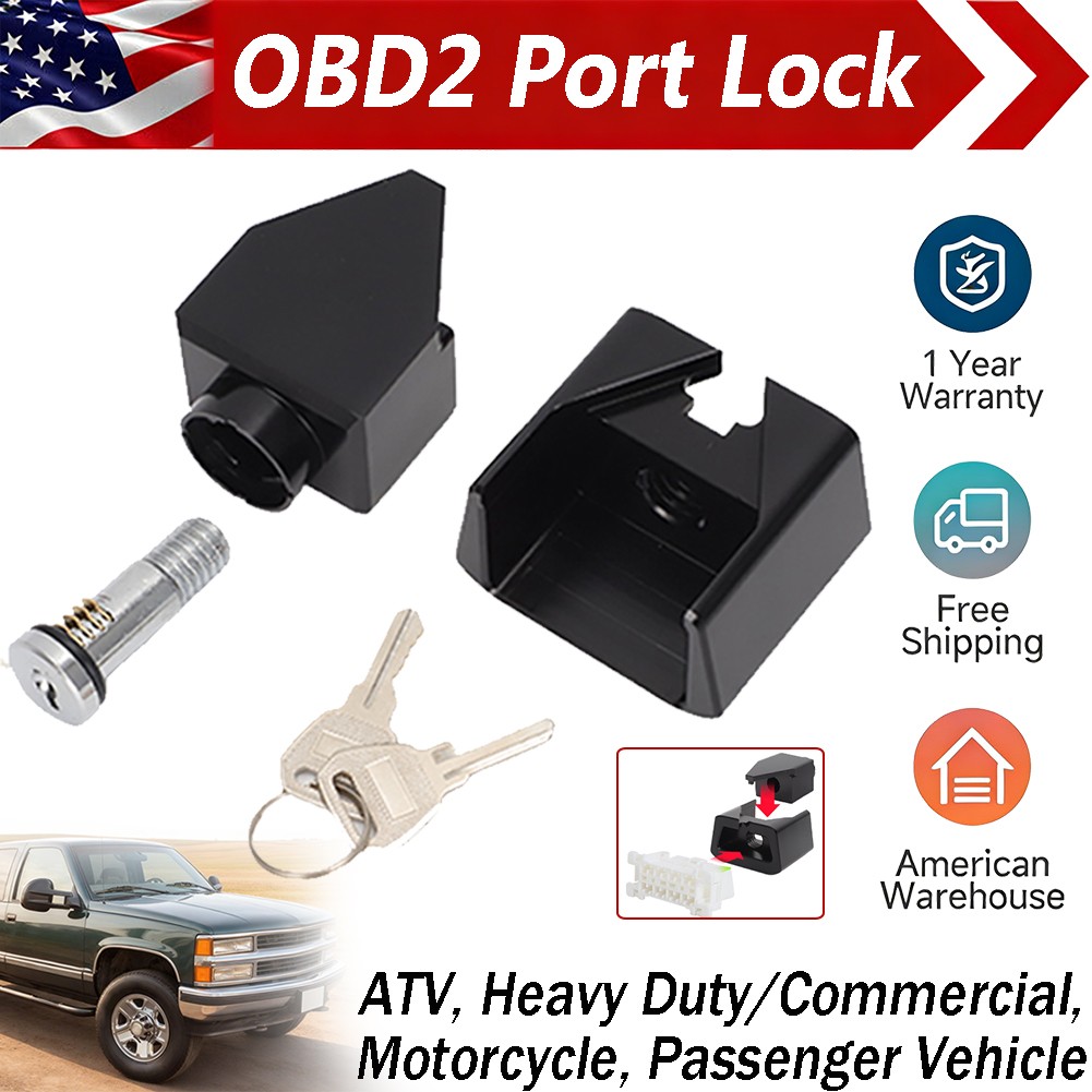 OBD2 Lock OBD Port Lock Anti-Theft Device Car Anti-Theft Dual-Lock Protection