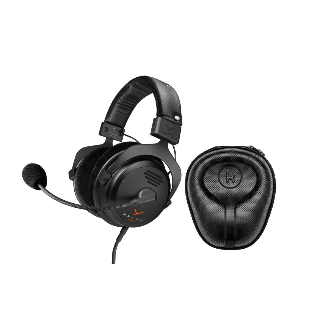 beyerdynamic MMX 330 Pro Open Back Black Gaming Headset Bundle