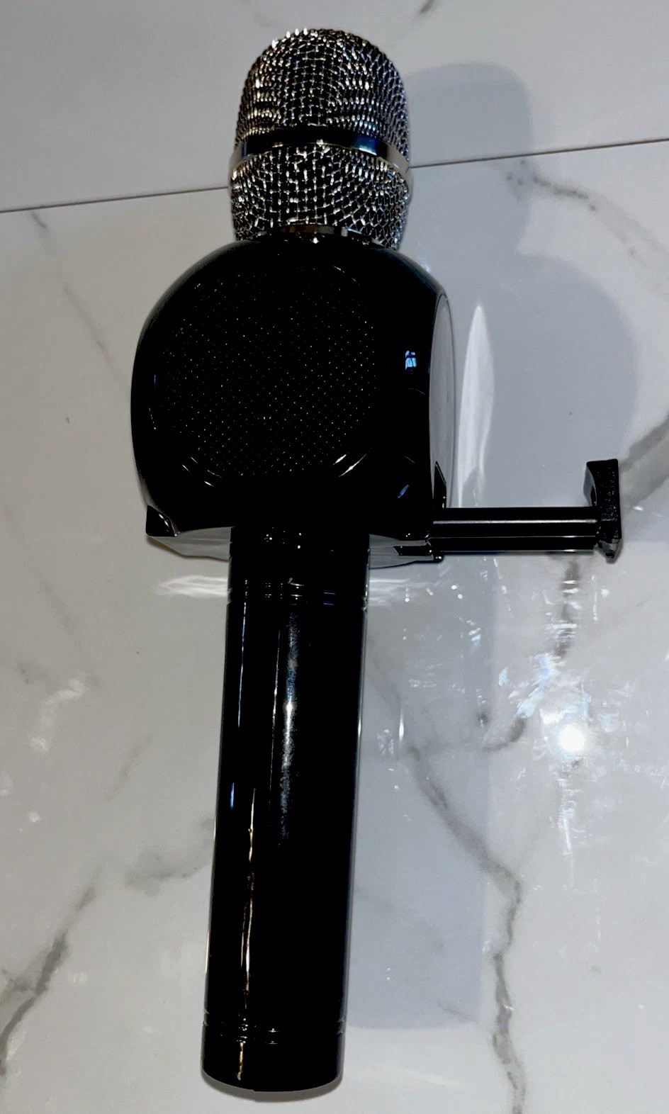 Tzumi Rock Solo Bluetooth Karaoke Mic w/ Speaker & Phone Holder –Open Box-Tested
