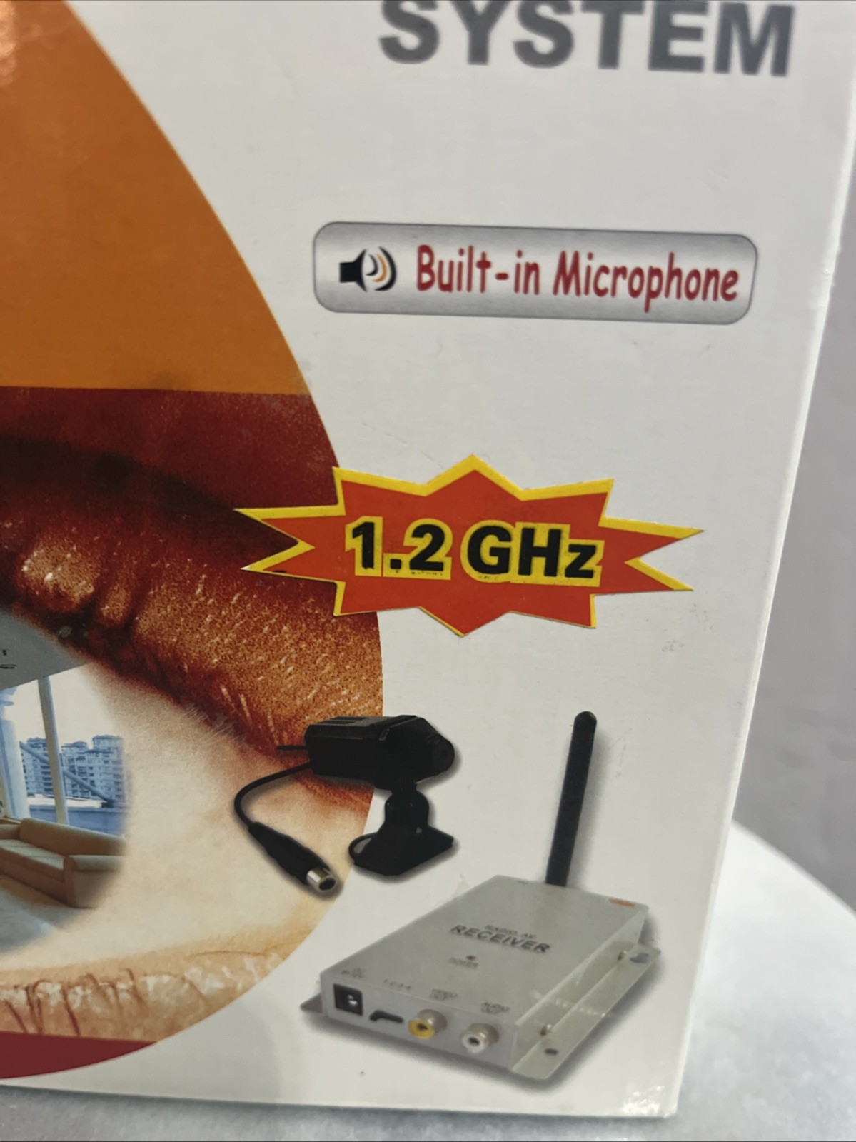 1.2 GHz Wireless Surveillance System- Built-in Microphone New