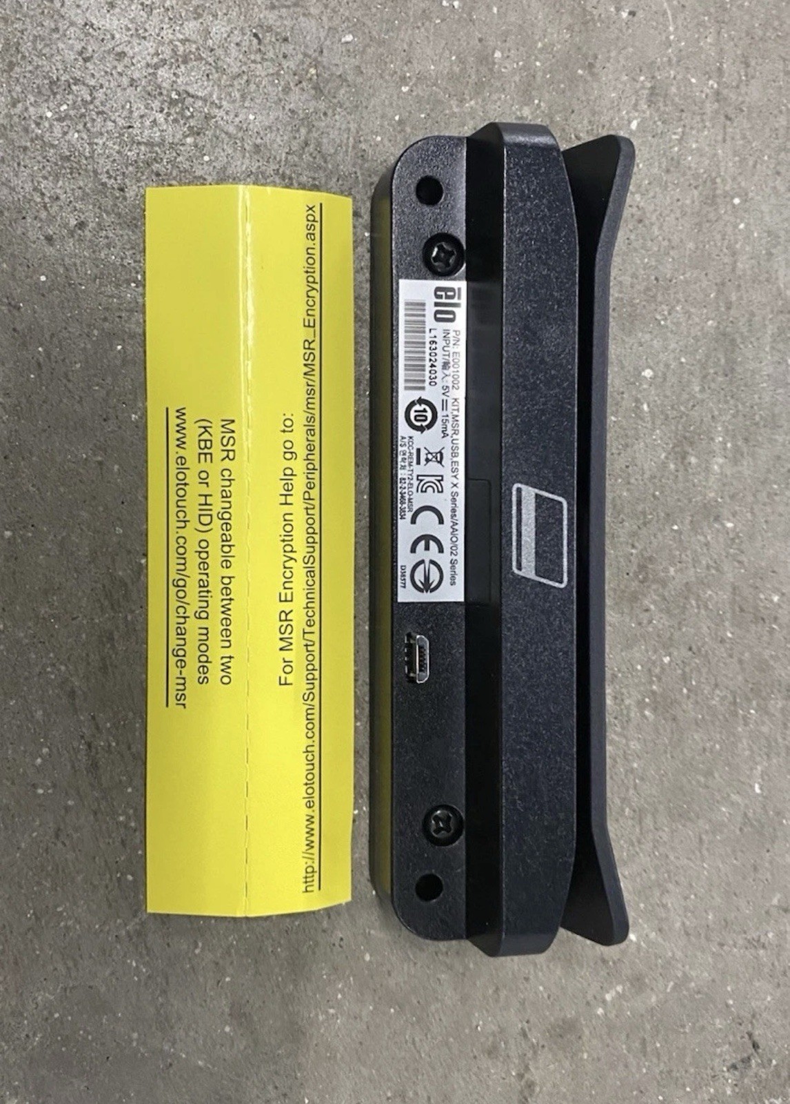 ELO Magnetic Stripe Reader E001002