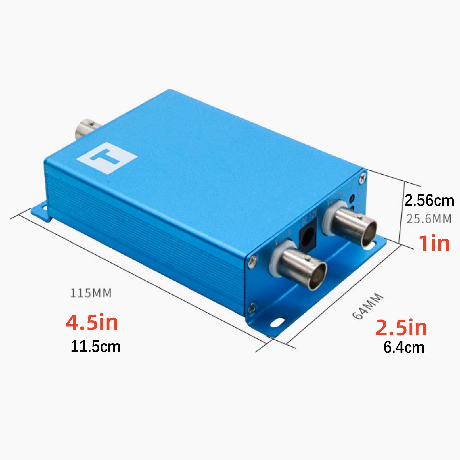 Blue Two-Channel Video Multiplexer Coaxial Expander Adder For Ordinary Cameras
