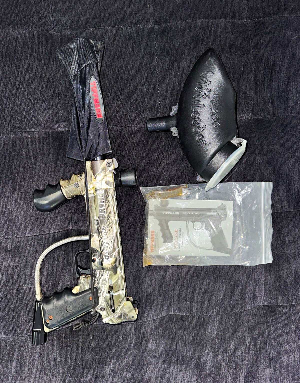 Tippmann 98 Custom Mechanical Camo Marker w/ ViewLoader VL200