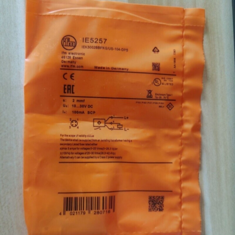 1PC Brand New For IE5257 IFM IE5257 Proximity Switch Sensor Fast Shipping