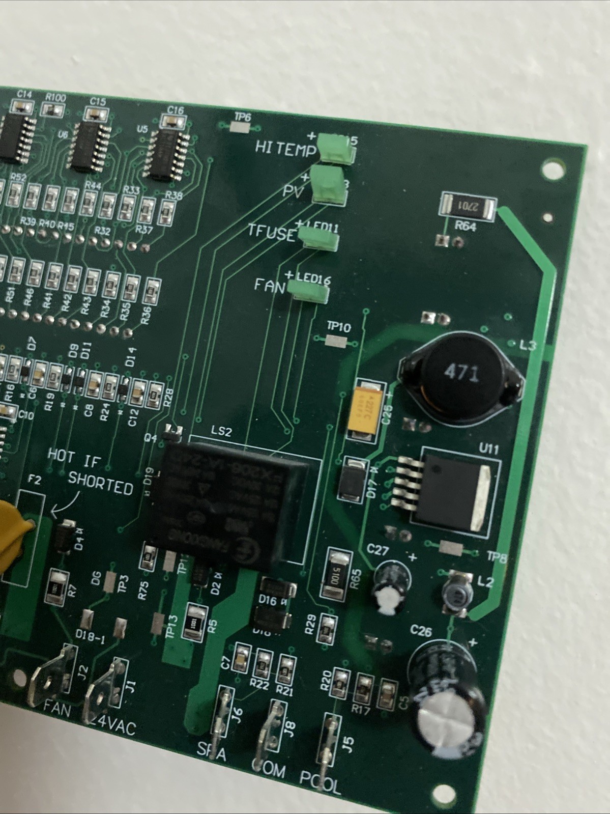 PENTAIR 472100 Digital Display Temperature Controller Circuit Board