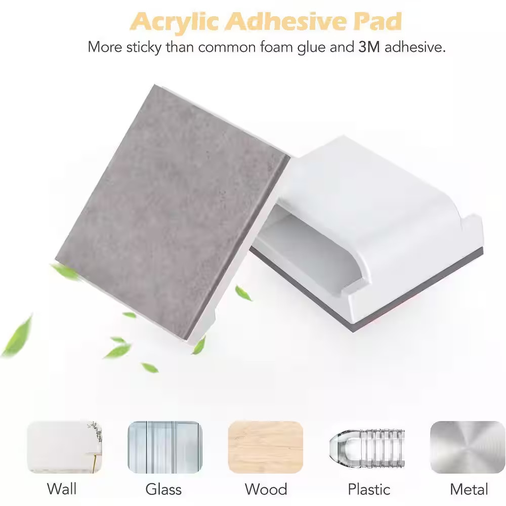 Adhesive Ethernet Cable Clips Wire Organizer Holder Cord Management White 100-Pi