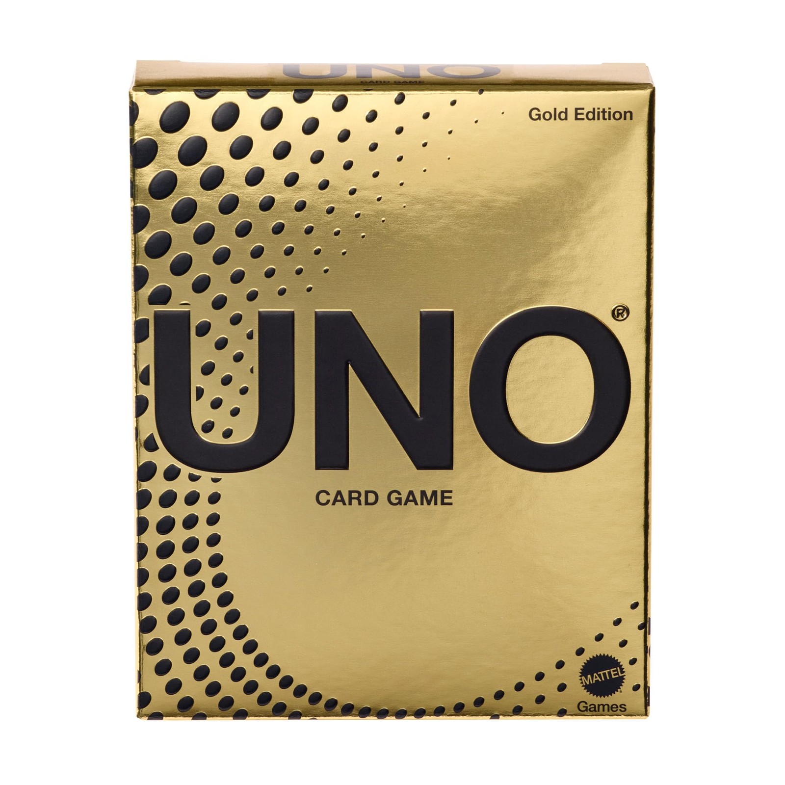 Mattel UNO Gold Edition Card Game 112 Cards 2-10 Players JHB35 Japan