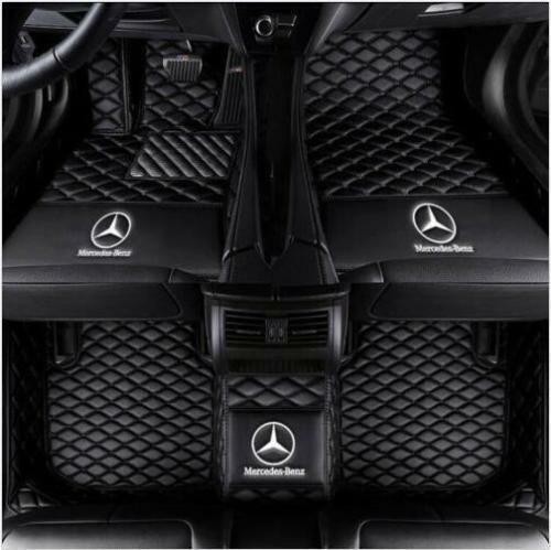 For Mercedes-Benz 1998-2026 All- Models Luxury Waterproof Carpets Car Floor Mats