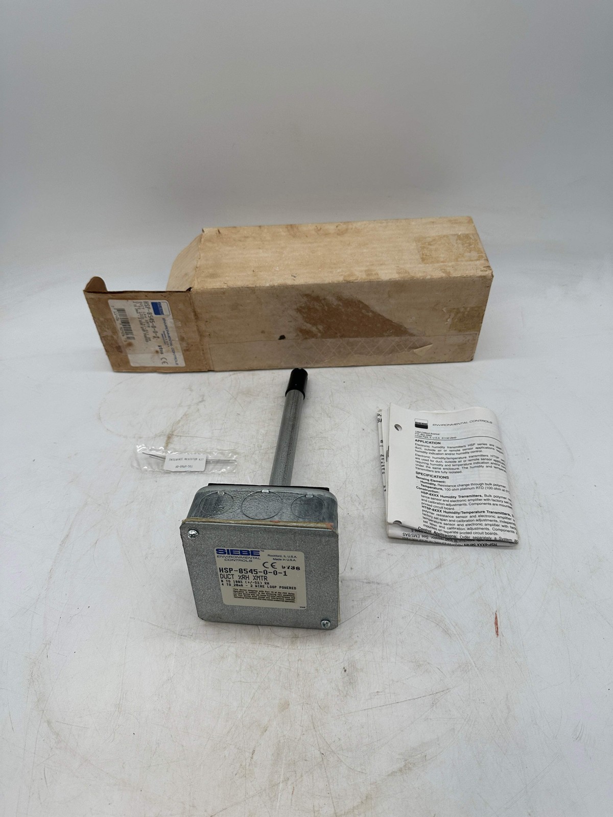 Siebe Environmental Controls HSP-8545-0-0-1 Humidity Transmitter (Open Box)