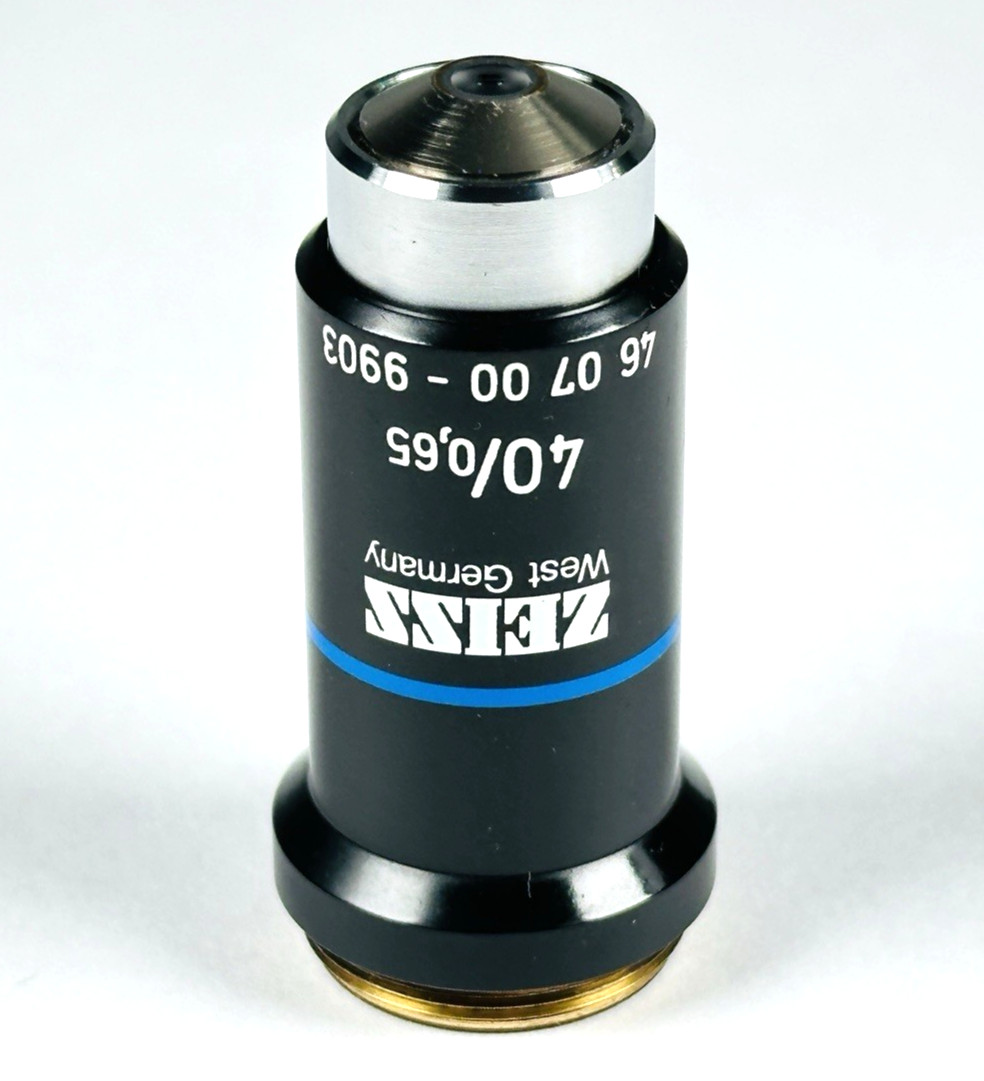 Zeiss Microscope Lens Objective 40/0.65 40x 0,65 (160/0.17) Blue 46 07 00-9903