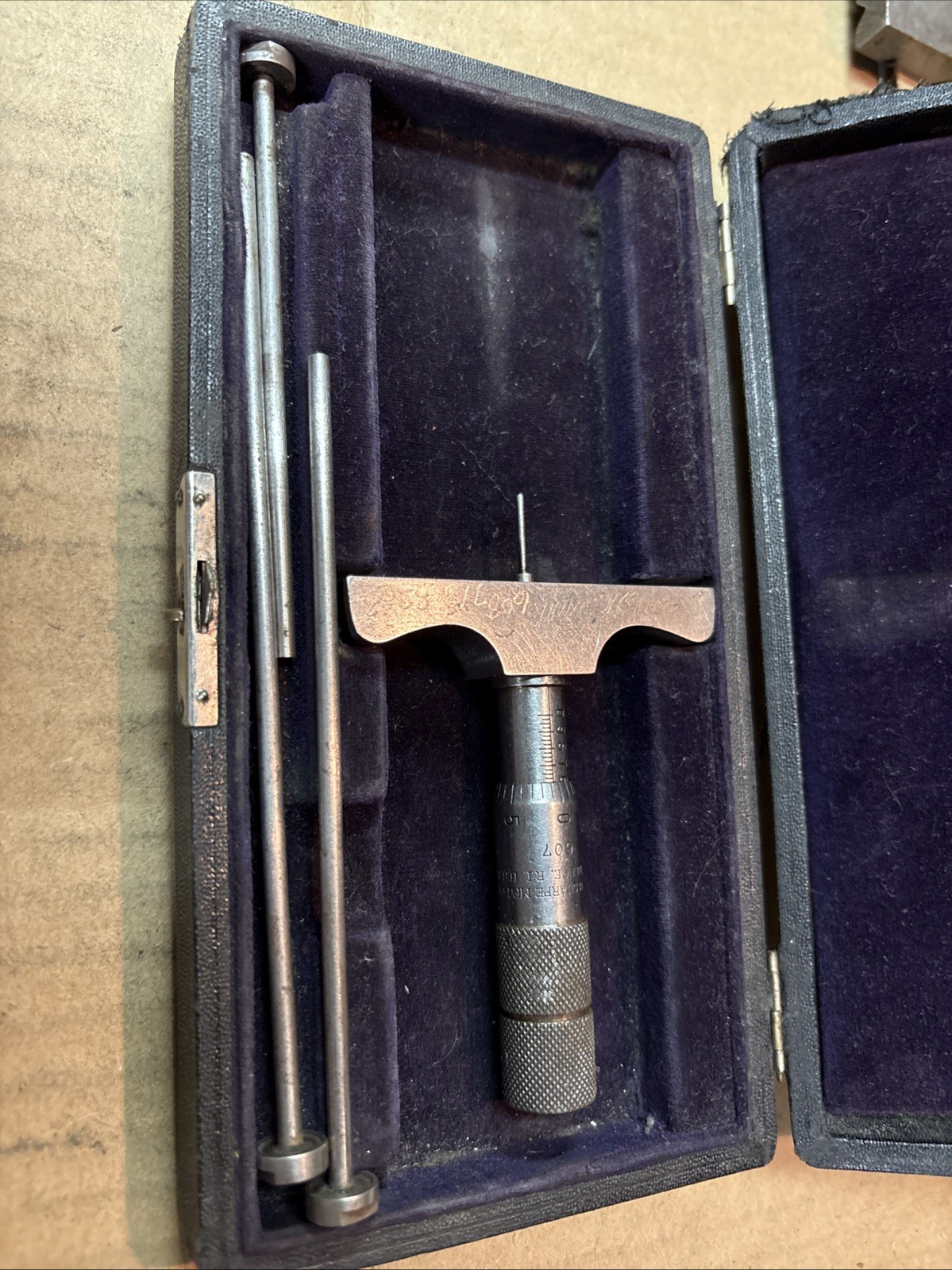 Brown And Sharpe 0-3 Inch Depth Micrometer