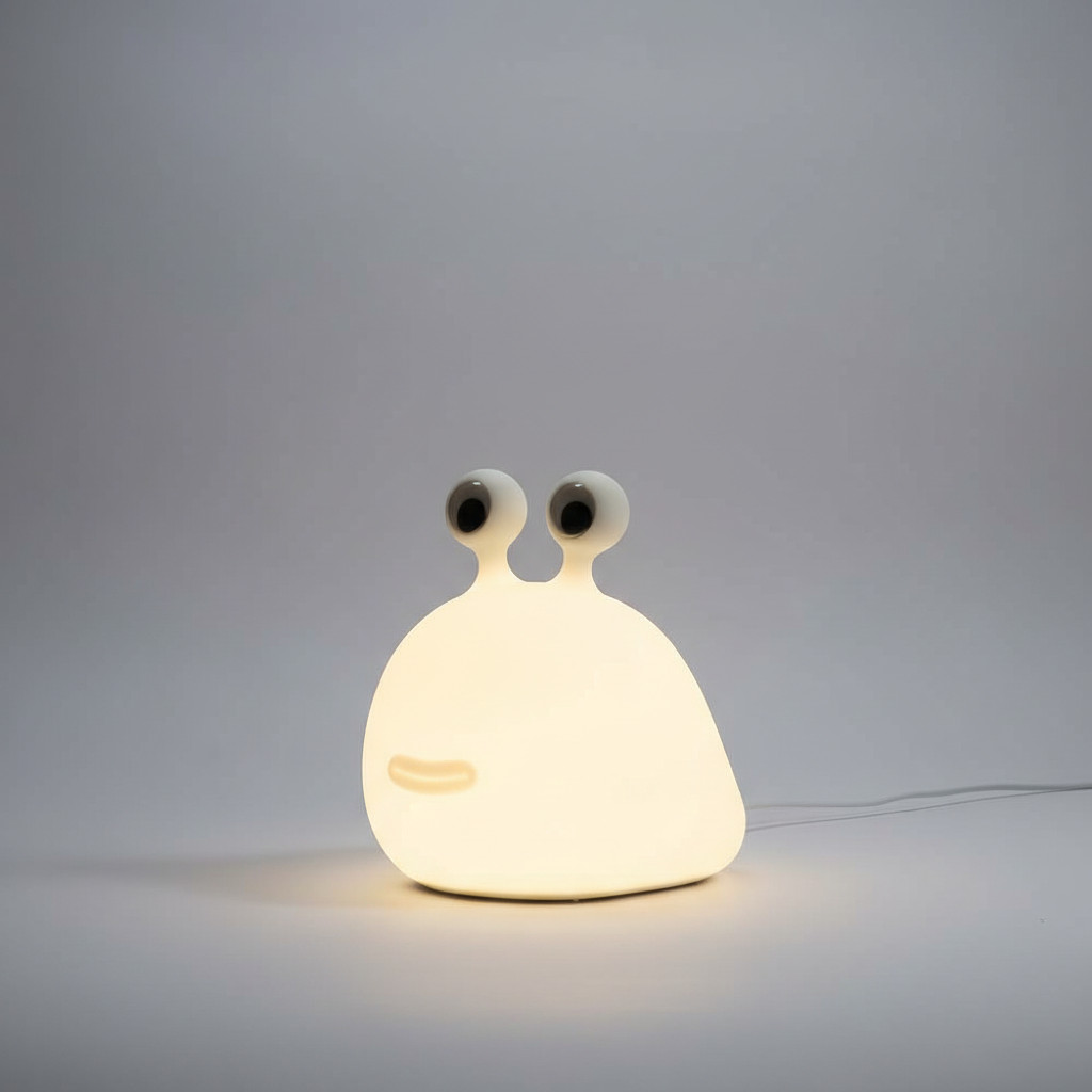 Night Light For Kids, Cute Silicone Nursery Slug Lamp For Baby And Toddler