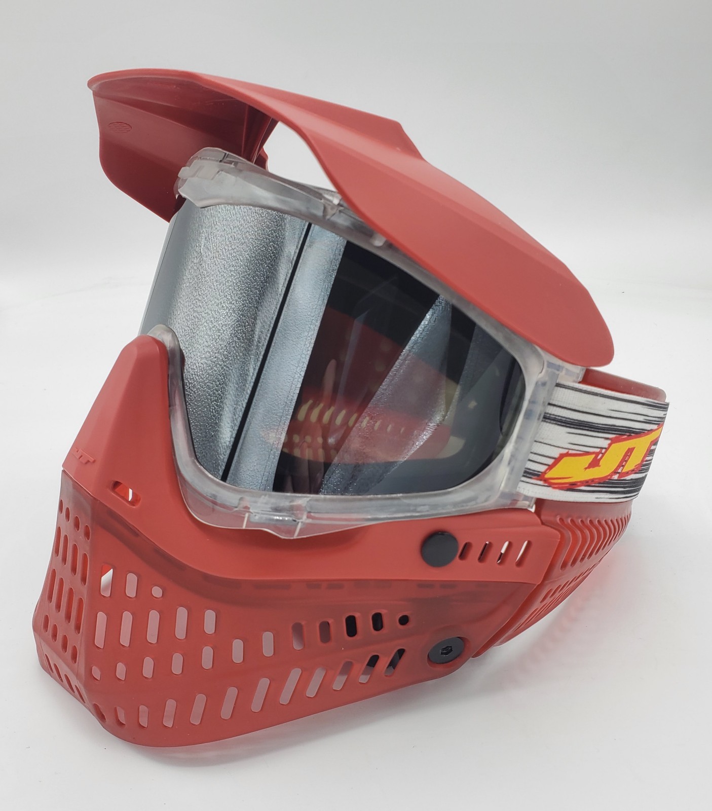 JT Proflex Custom Build Mask - ICE Series Clear Frame / Birthstone Garnet Skirt