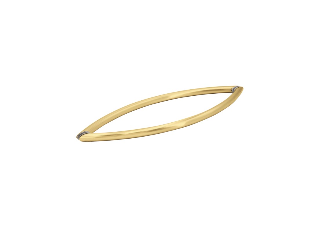 FHC Crown Style Towel Bar Brass Material 18" CTC Satin Brass Finish