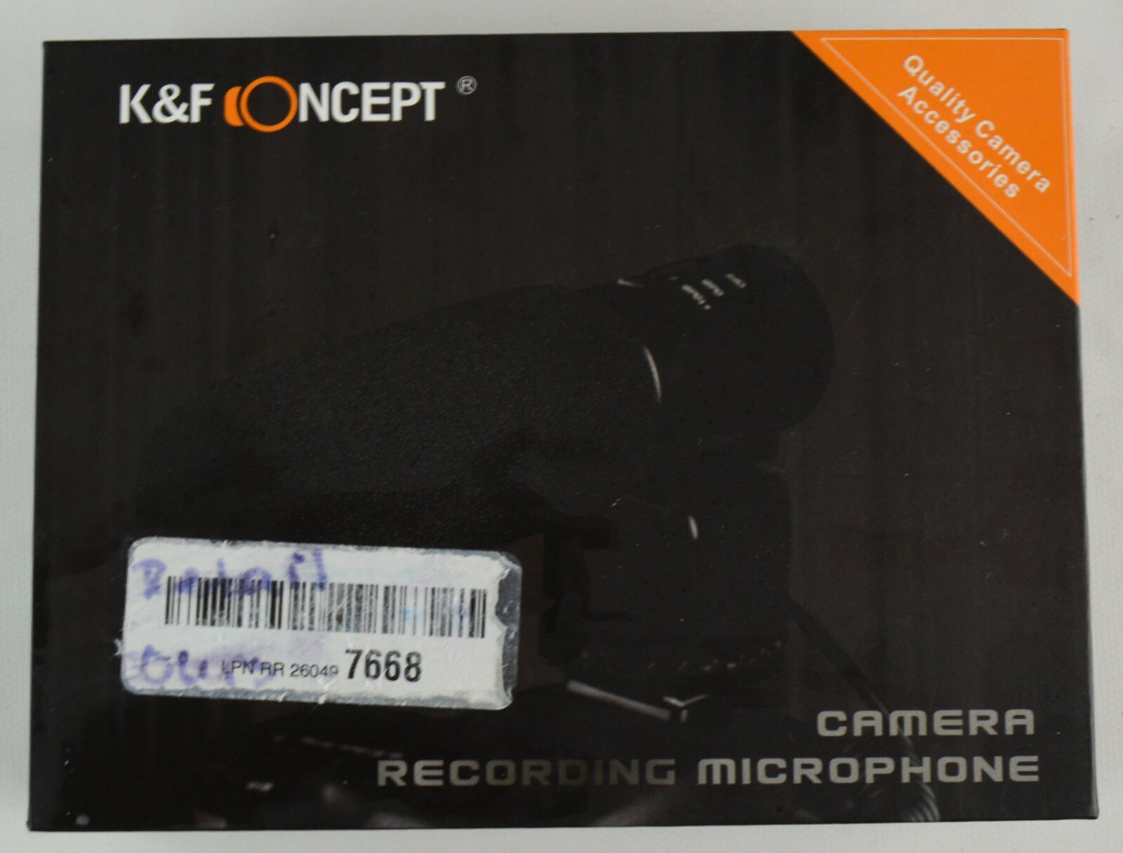 K&F Camera Microphone Mic Concept CM-500 Camera Mount Condenser Small Mono