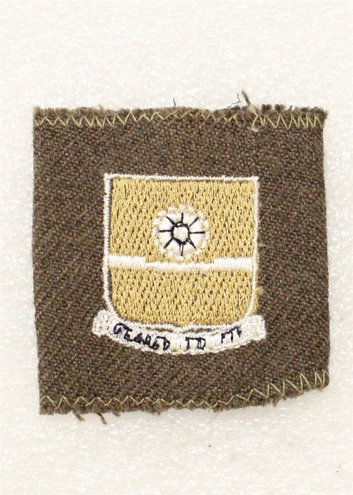 Army Cloth DI: 27th Transporation Battalion, single - wool loop