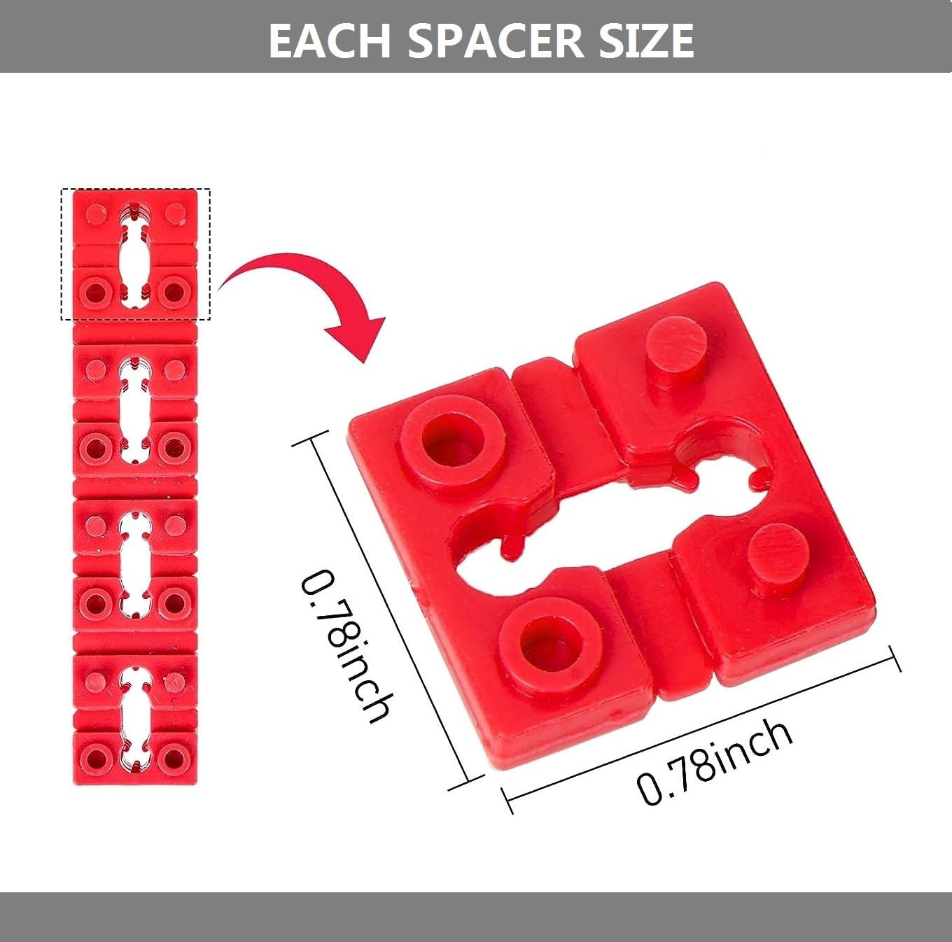 100Pcs Outlet Spacers for Electrical Box, Electrical Outlet Spacers Shims Switch