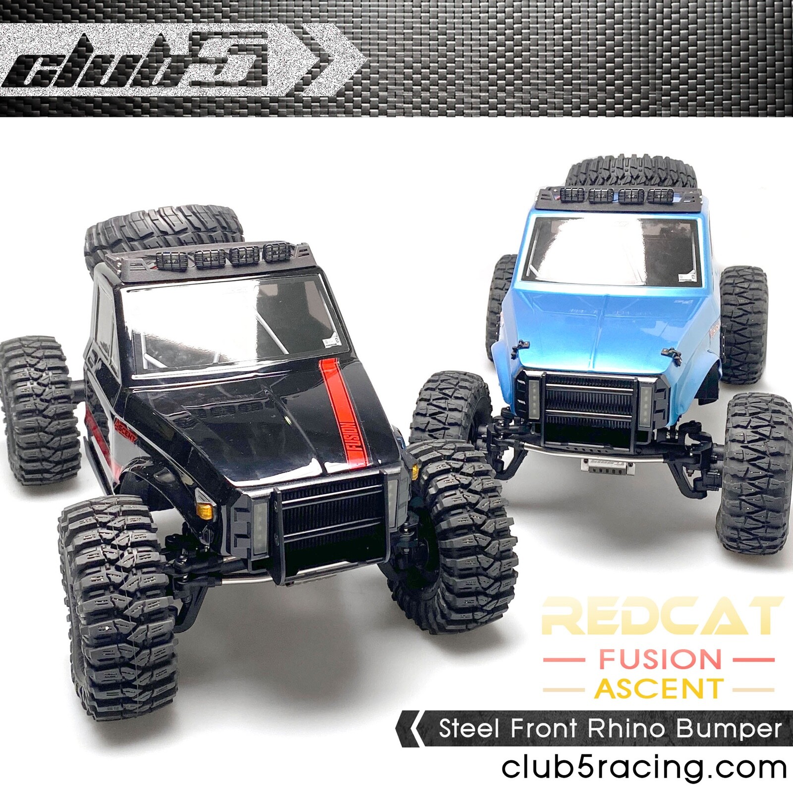 Steel Front Bumper for Redcat Ascent / Fusion