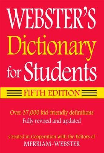 Webster's Dictionary for Students, Fifth Edition - Paperback - GOOD