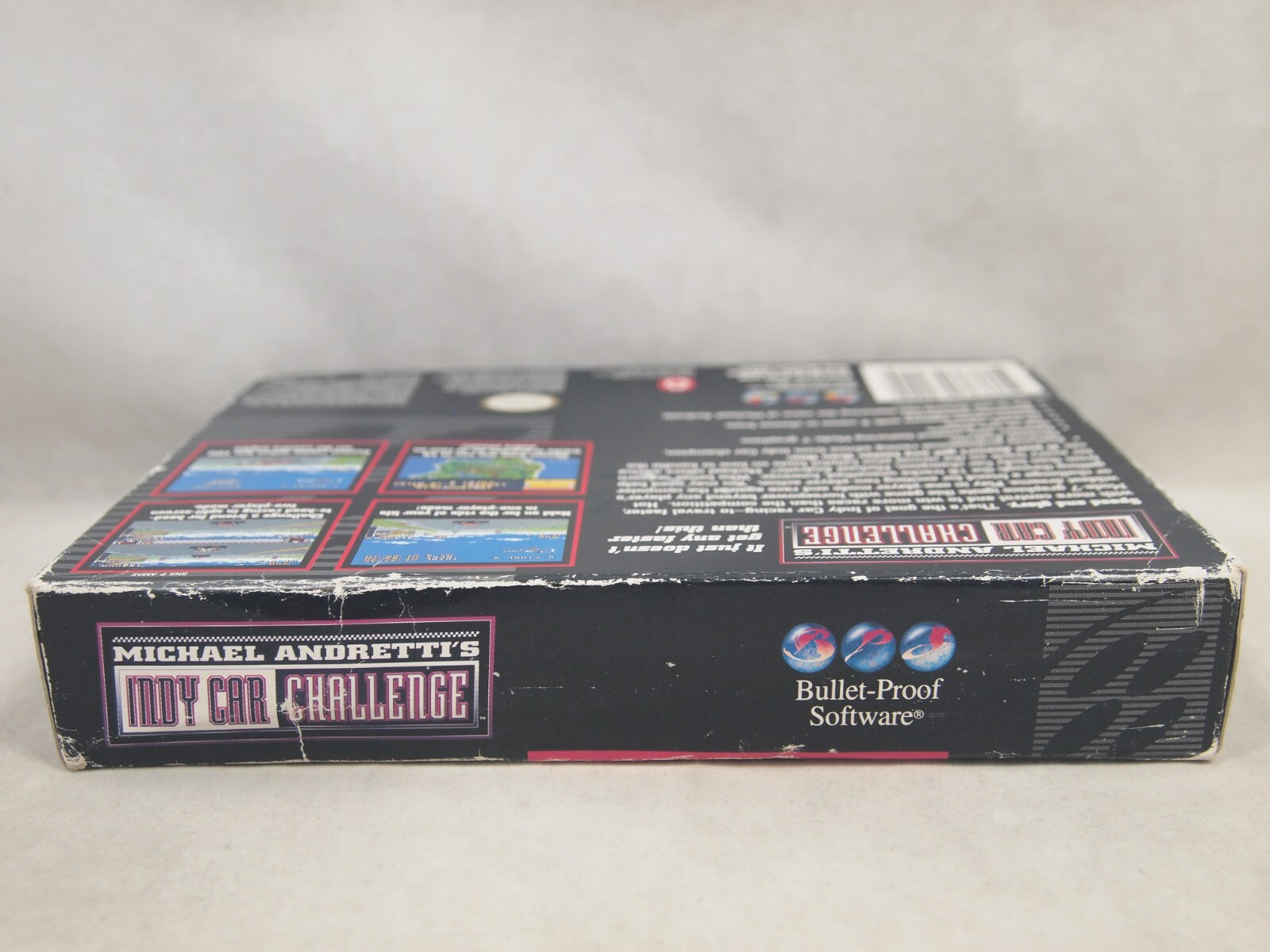 Michael Andretti's Indy Car Challenge (Super Nintendo | SNES) Authentic BOX ONLY