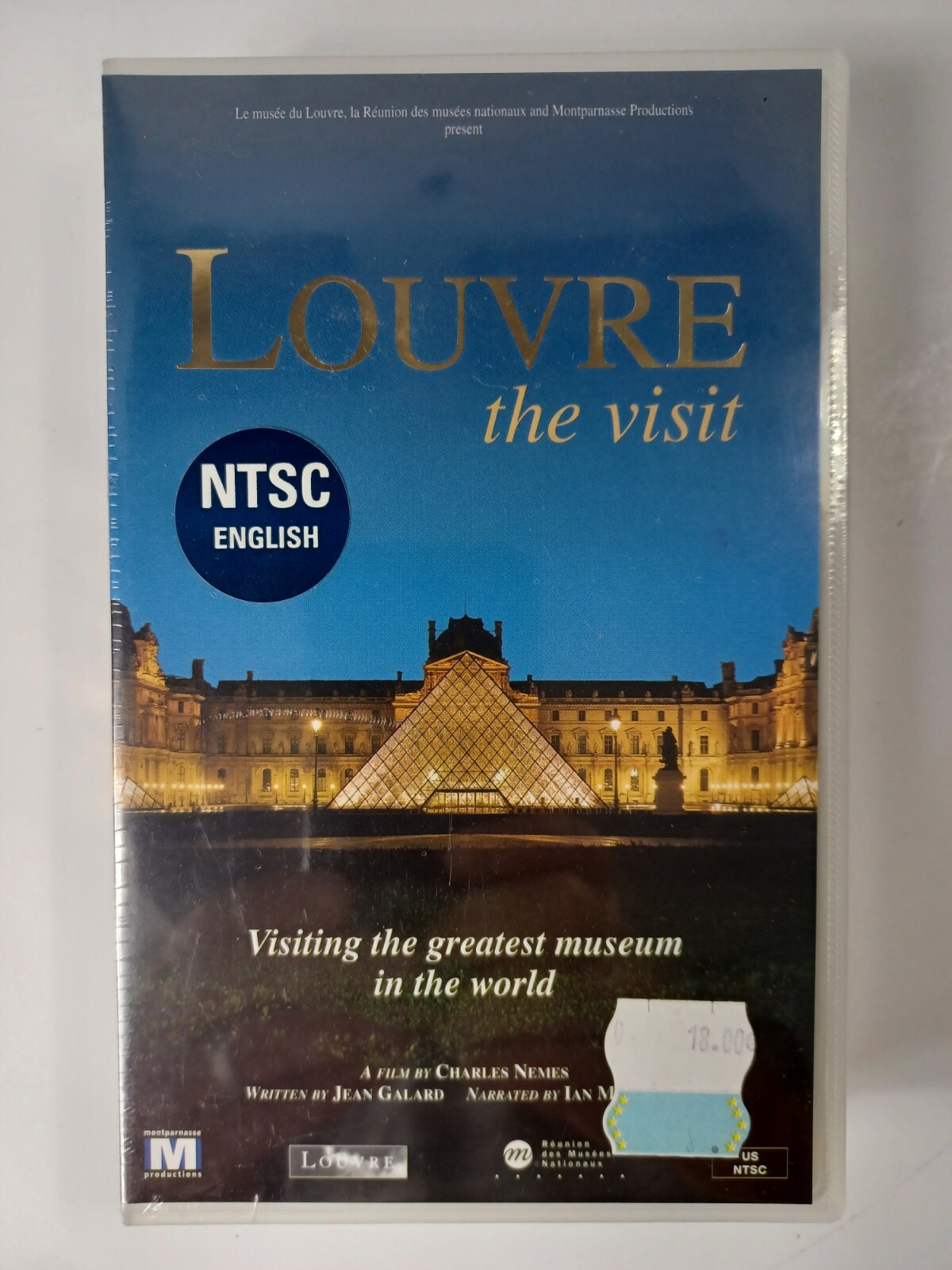 LOUVRE the Visit  (Visiting The Greatest Museum In The World). VHS Free Ship