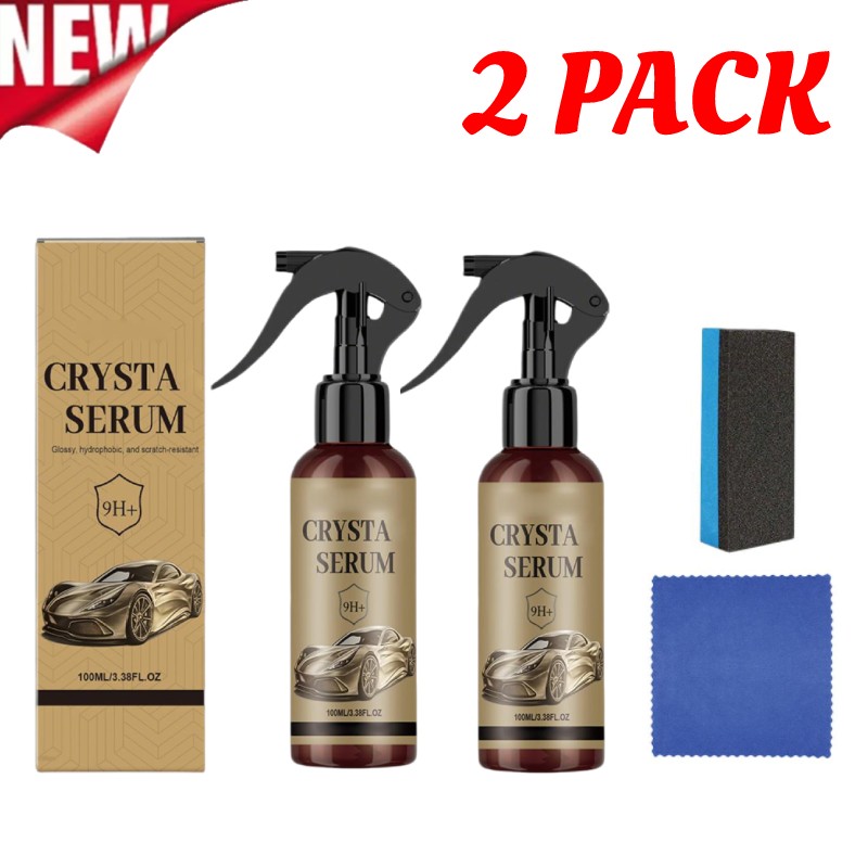 2X 100ML Crystal SerumAdvancedGraphene Ceramic CoatingforCars,9H GrapheneCoating