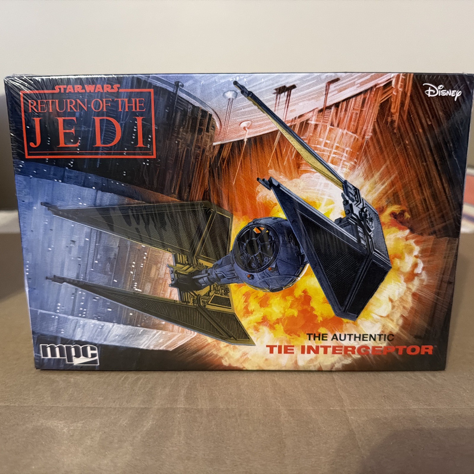 MPC Star Wars ROTJ TIE Interceptor Model Kit 1/72 Scale – Sealed Round 2
