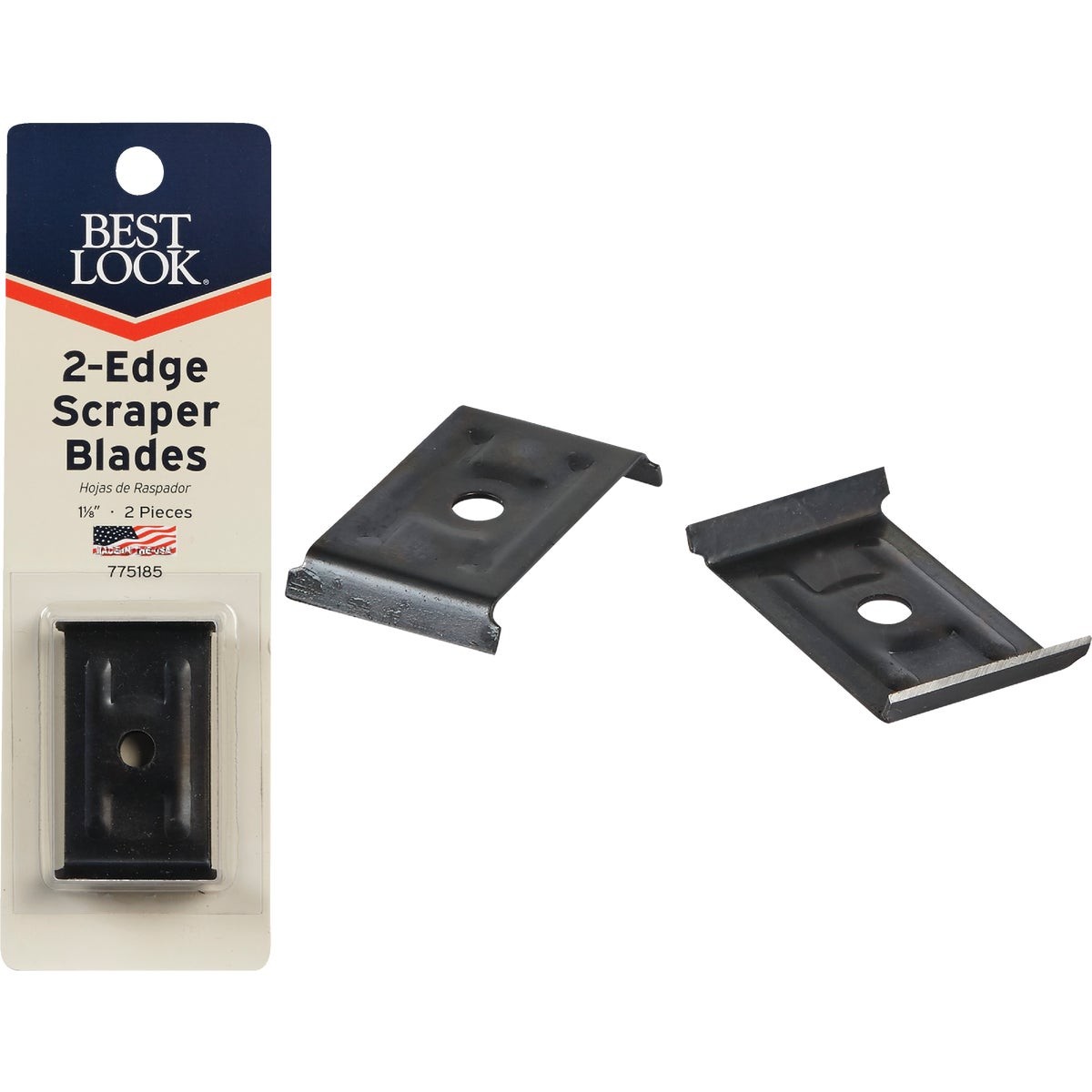 Best Look 1-1/8 In. Replacement Scraper Blade (2-Pack) 1B-DIB Best Look 1B-DIB