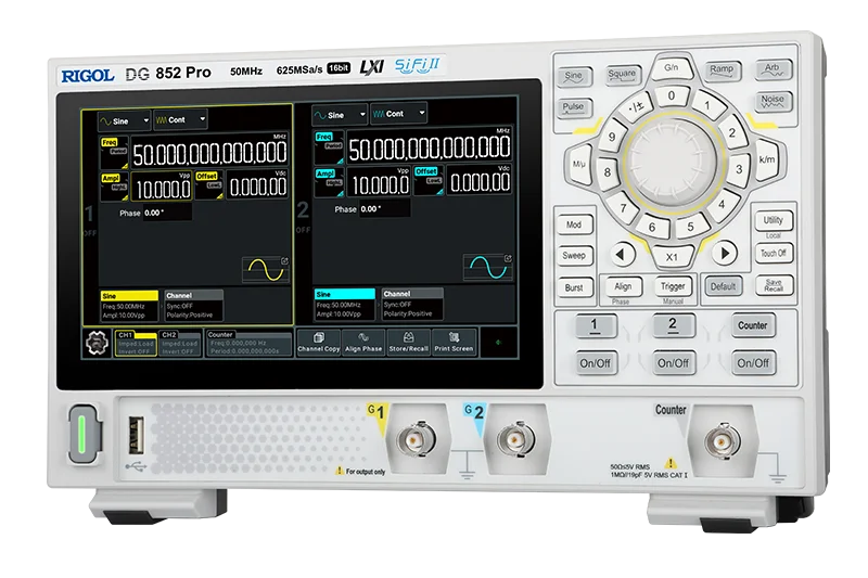 RIGOL Function Arbitrary Waveform Generator 20/50MHZ Sample 625MSa/s Type-C Inte
