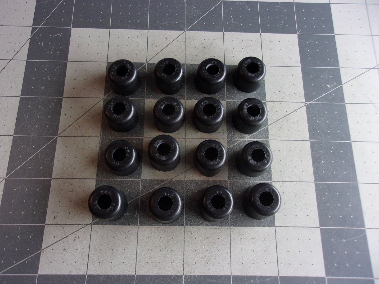 SBI 122-1037 (16) Valve Stem Seals Perkins A6.354 ATC6.354 T6.354