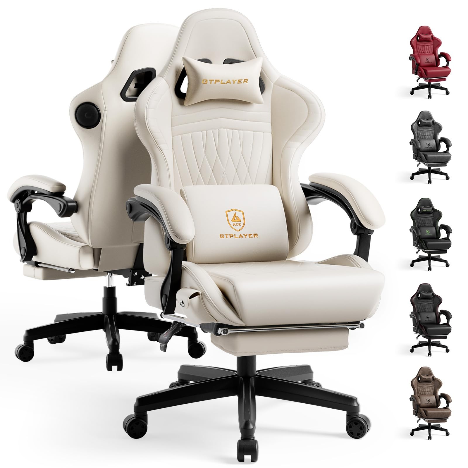 ACE-PRO Music Gaming Chairs – Built-in Speakers, App Support & Bluetooth Cont...
