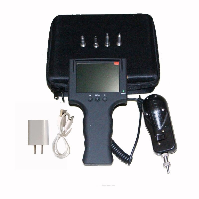 200X 3.5" Handheld LCDFiber Optic Connector Endface Inspection Probe Microscope