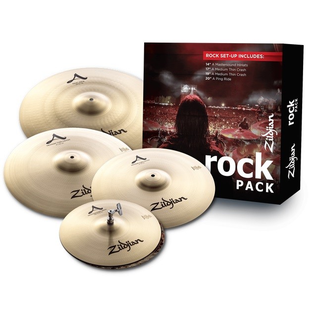 Complete Zildjian A Rock Cymbal Pack A0801R