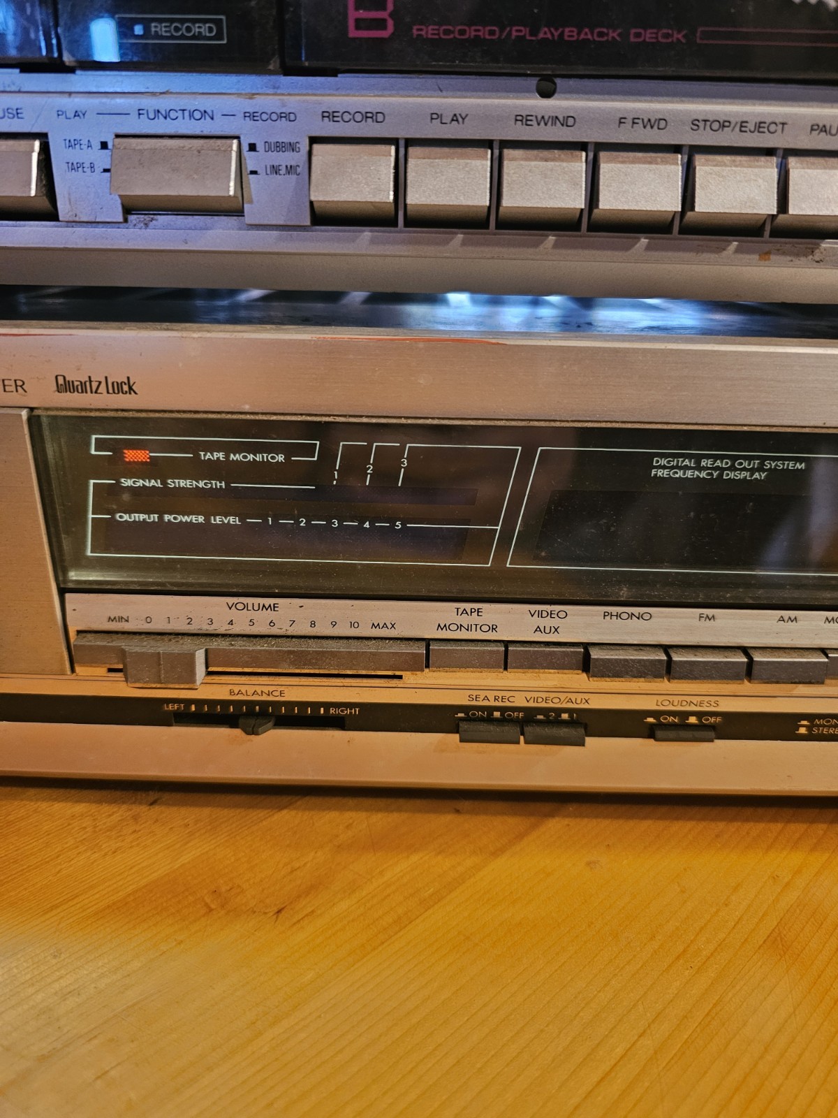 Vintage JVC RX44 Super-A Synthesizer Proformance Cassettedeck Working