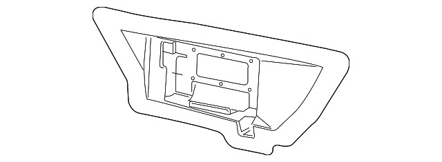 Genuine GM Passenger Side Object Sensor Alert Module Bracket 22844882