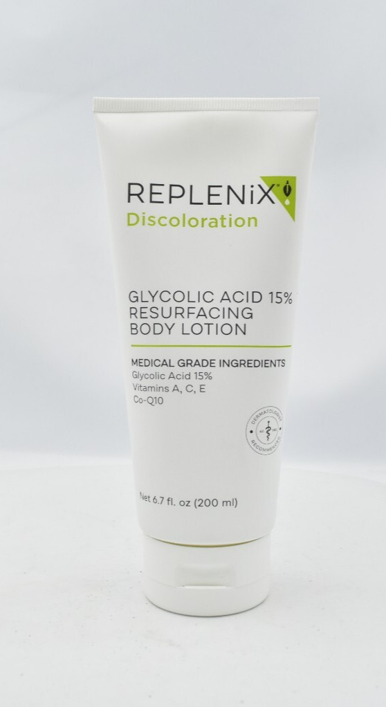Replenix Glycolic Acid 15% Resurfacing Body Lotion 6.7 fl.oz / 200 ml NEW SEALED
