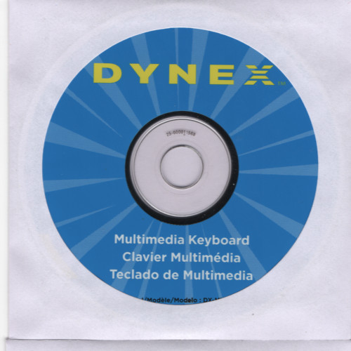 Dynex DX-MKB101 Multimedia Keyboard Driver & Utility Software CD-ROM (2003)