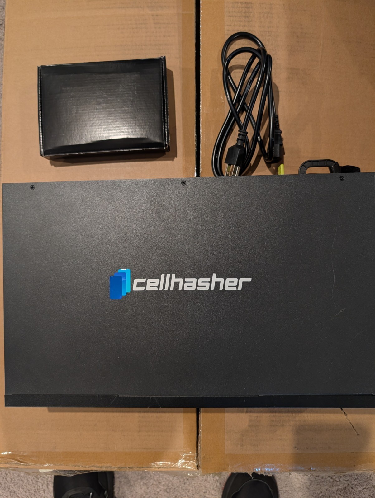 CellHasher Rackmount +S20 Samsung Phone Box. Open Box, Never Used.