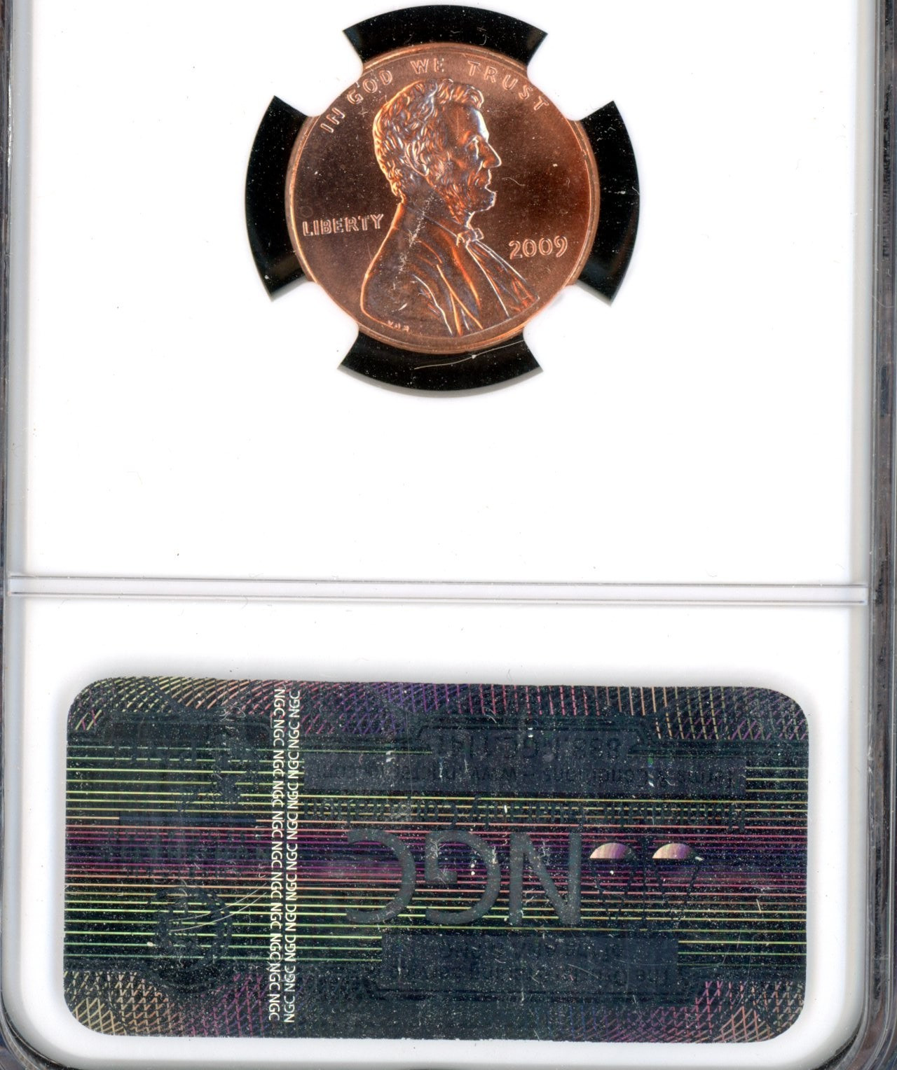 2009 LINCOLN LABEL CENT FORMATIVE YEARS NGC MS67 RD MAC SPOTLESS .